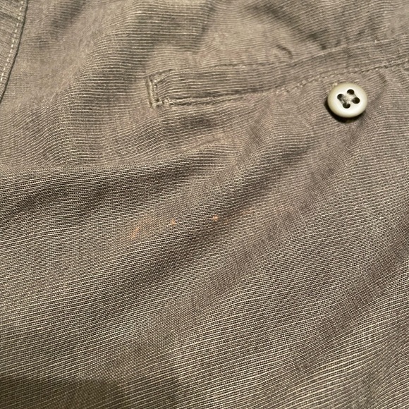 ABERCROMBIE & FITCH Drawstring Pull On Linen Blend Shorts‎ - Picture 8 of 9